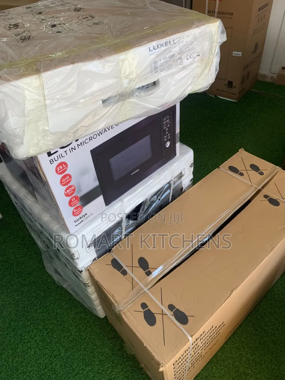 Quality Turkish 60cm Set. Oven, Burner, Extractor and Microwave