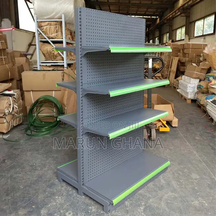 Heavy Duty Metal Supermarket Shelves Retail Store Display Racks