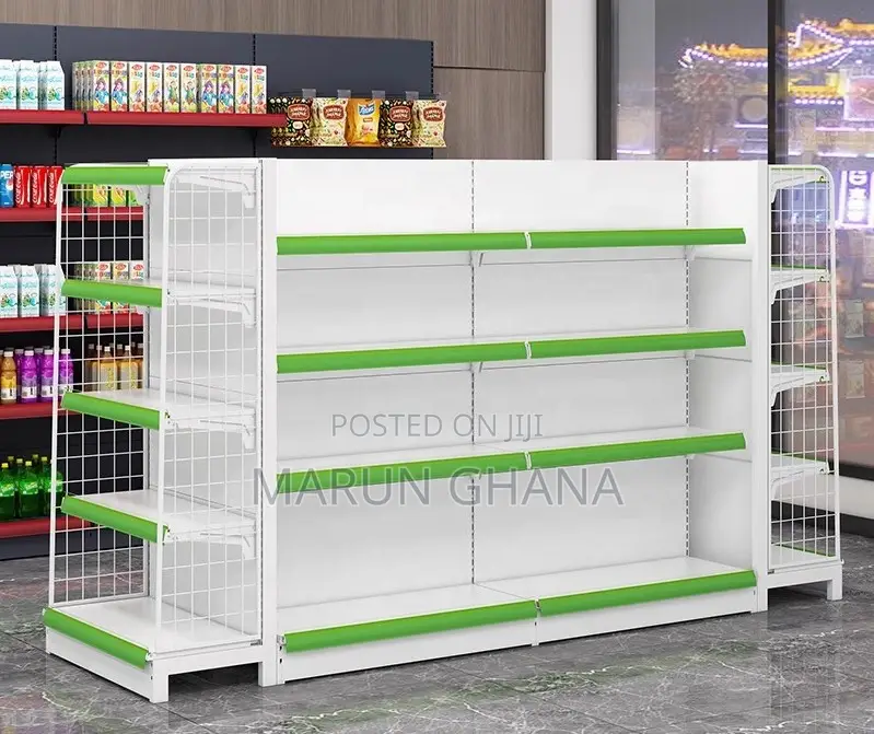 Heavy Duty Metal Supermarket Shelves Retail Store Display Racks