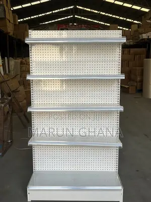 Heavy-Duty Steel Wall Unit Shelves for Supermarkets Mini Marts