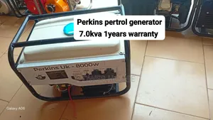 Heavy-Duty Perkins UK 8000W Generator – Strong Performance
