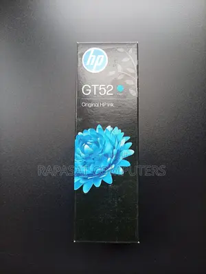 HP Gt52 Cyan Ink Bottle