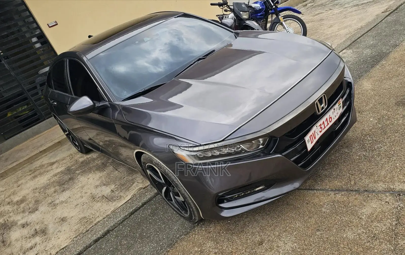 Honda Accord EX-L (1.5L 4cyl Turbo CVT) 2019 Gray