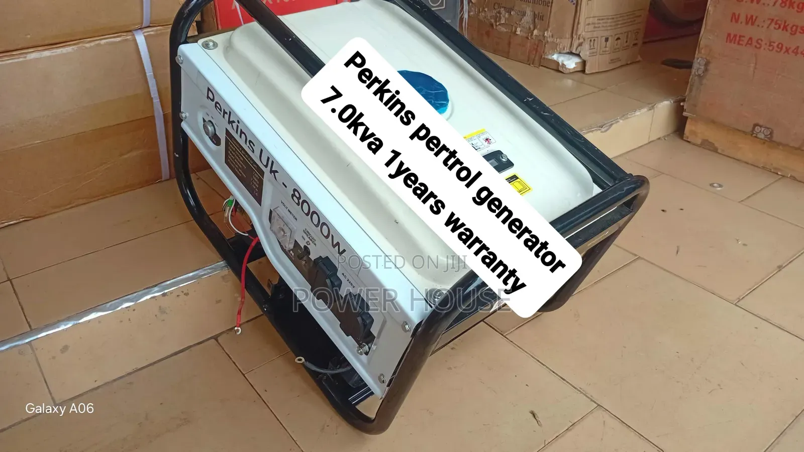 High-Performance Perkins UK Petrol Generator – Built to Last