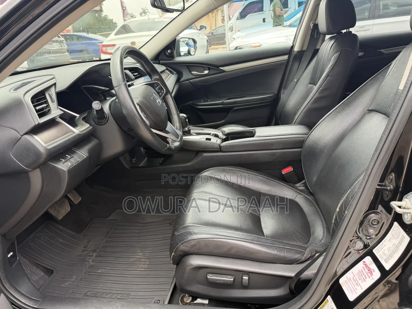 Honda Civic Touring 4dr Sedan (1.5L 4cyl) 2017 Black