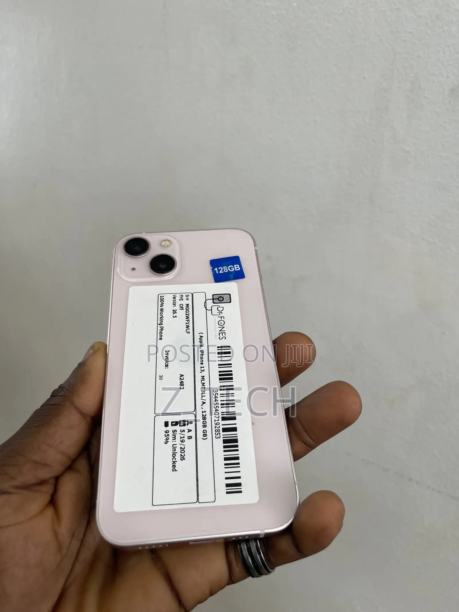 New Apple iPhone 13 128 GB Pink