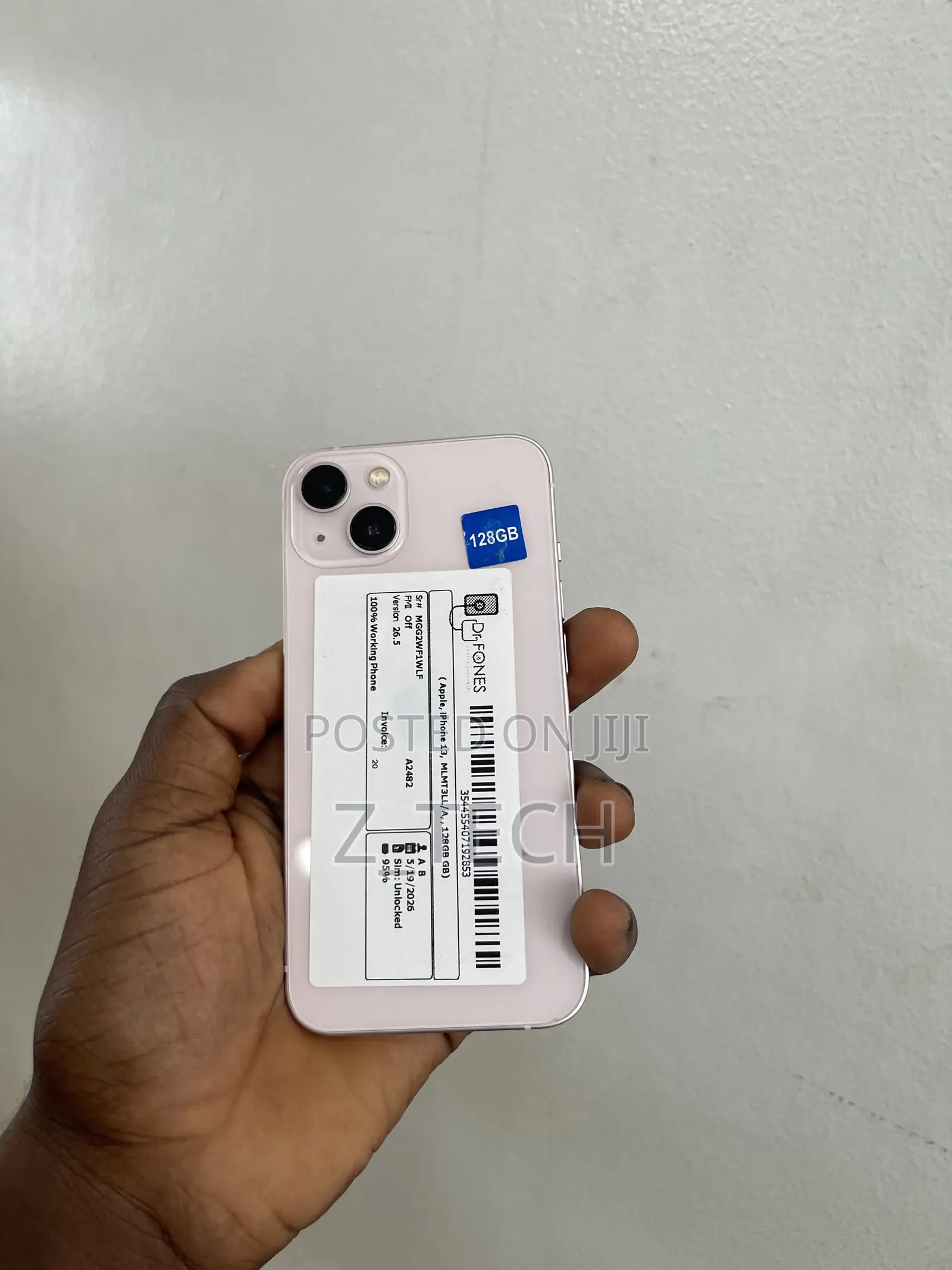 New Apple iPhone 13 128 GB Pink