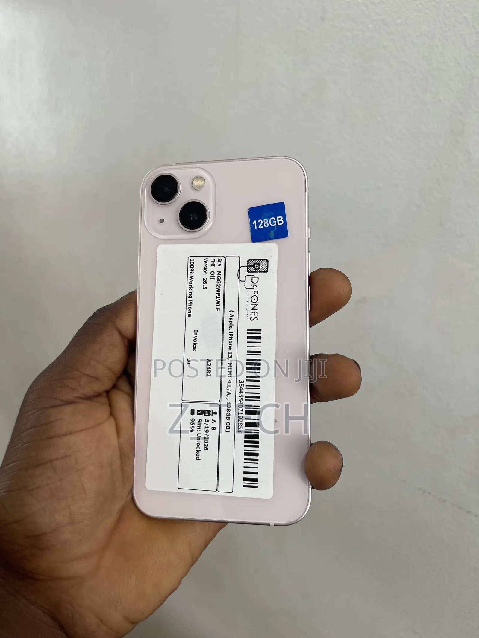 New Apple iPhone 13 128 GB Pink