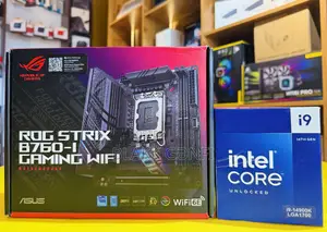I9 14Th Gen CPU ASUS B760i WiFi Ddr5 Board