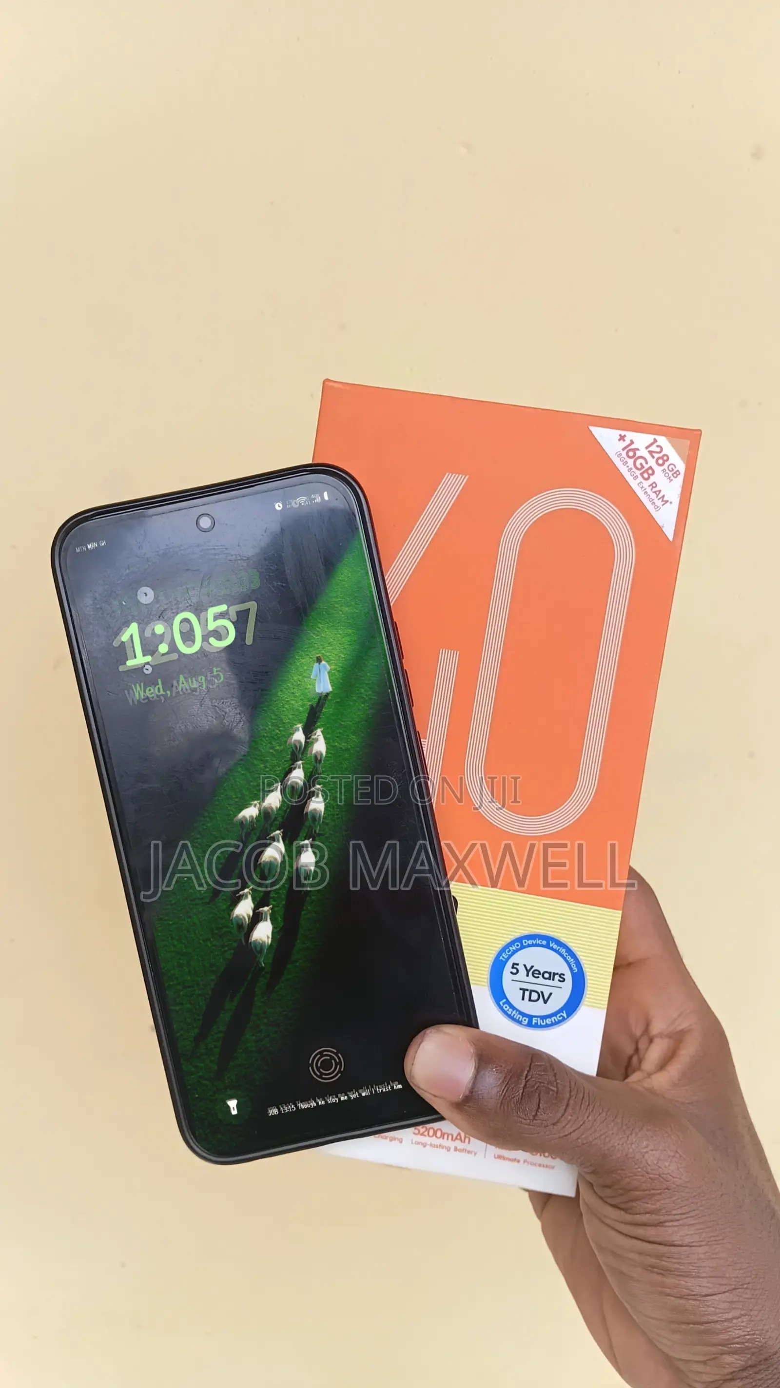 Tecno Spark 40 Pro 128 GB Black