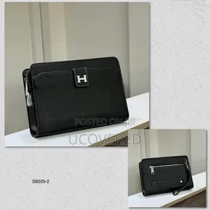 Hermes-Style Men's Clutch Bags