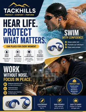 Noise Cancellation Plugs or Swimming Plugs