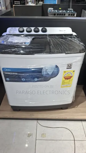 Midea 12KG Twin Top Washing Machine
Mt100w120/Wg