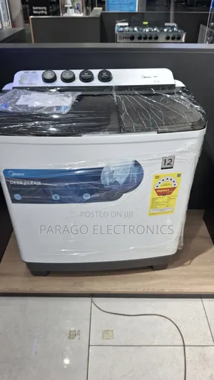 Midea 12KG Twin Top Washing Machine
Mt100w120/Wg