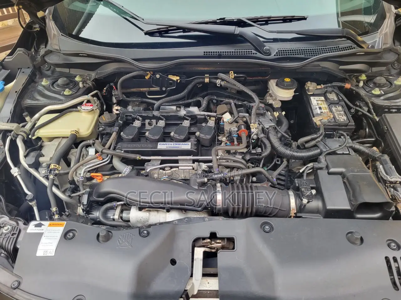 Honda Civic EX Hatchback 2018 Black
