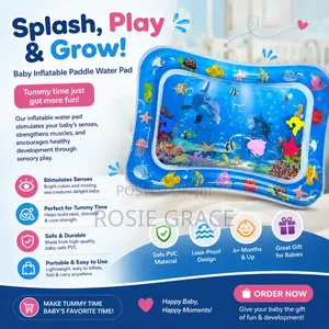 Water Mat for Tummy Time Play Sessions