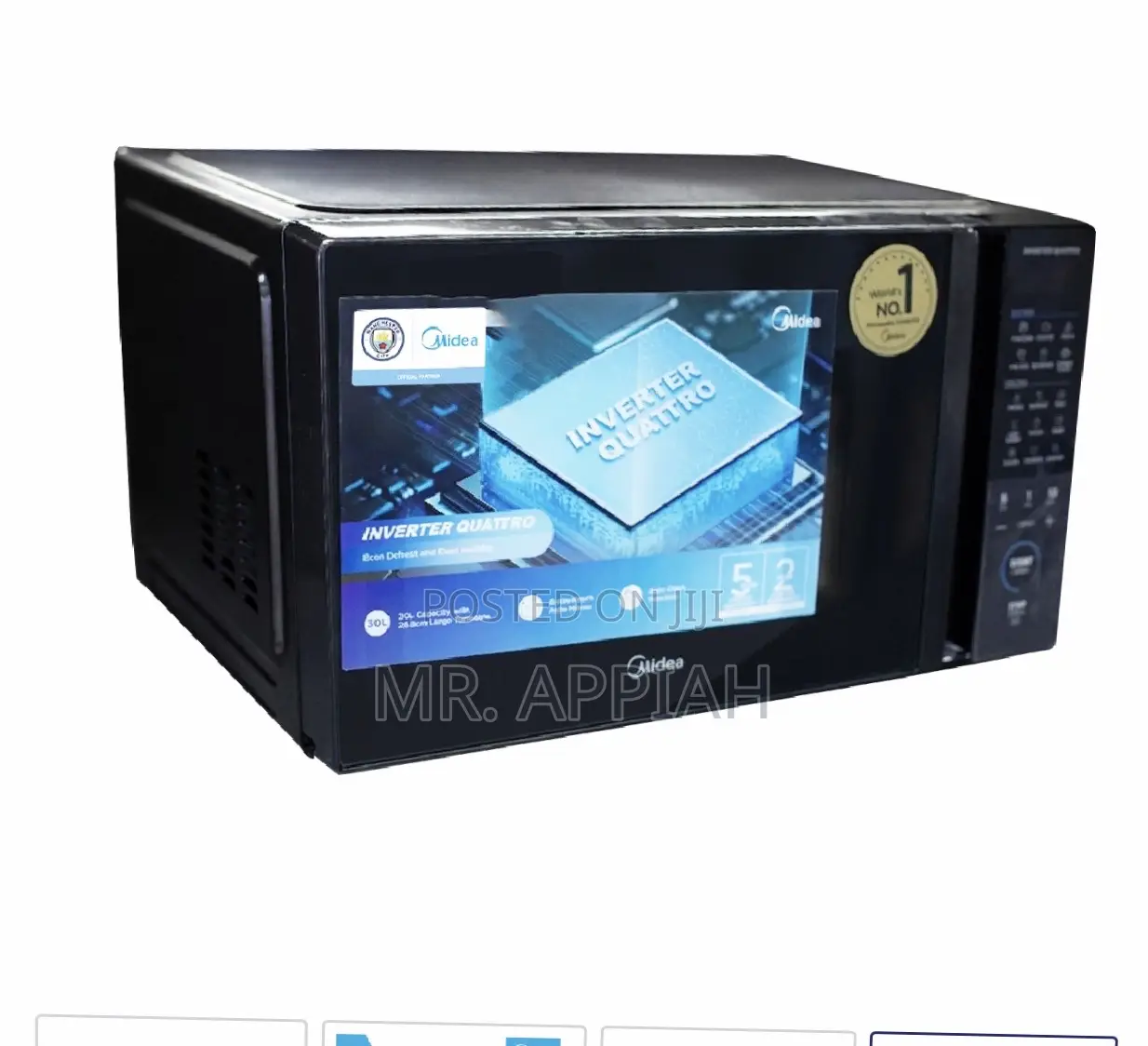 Affordable Midea 30Liters Inverter Quattro Microwave(Em9p032mo-B)