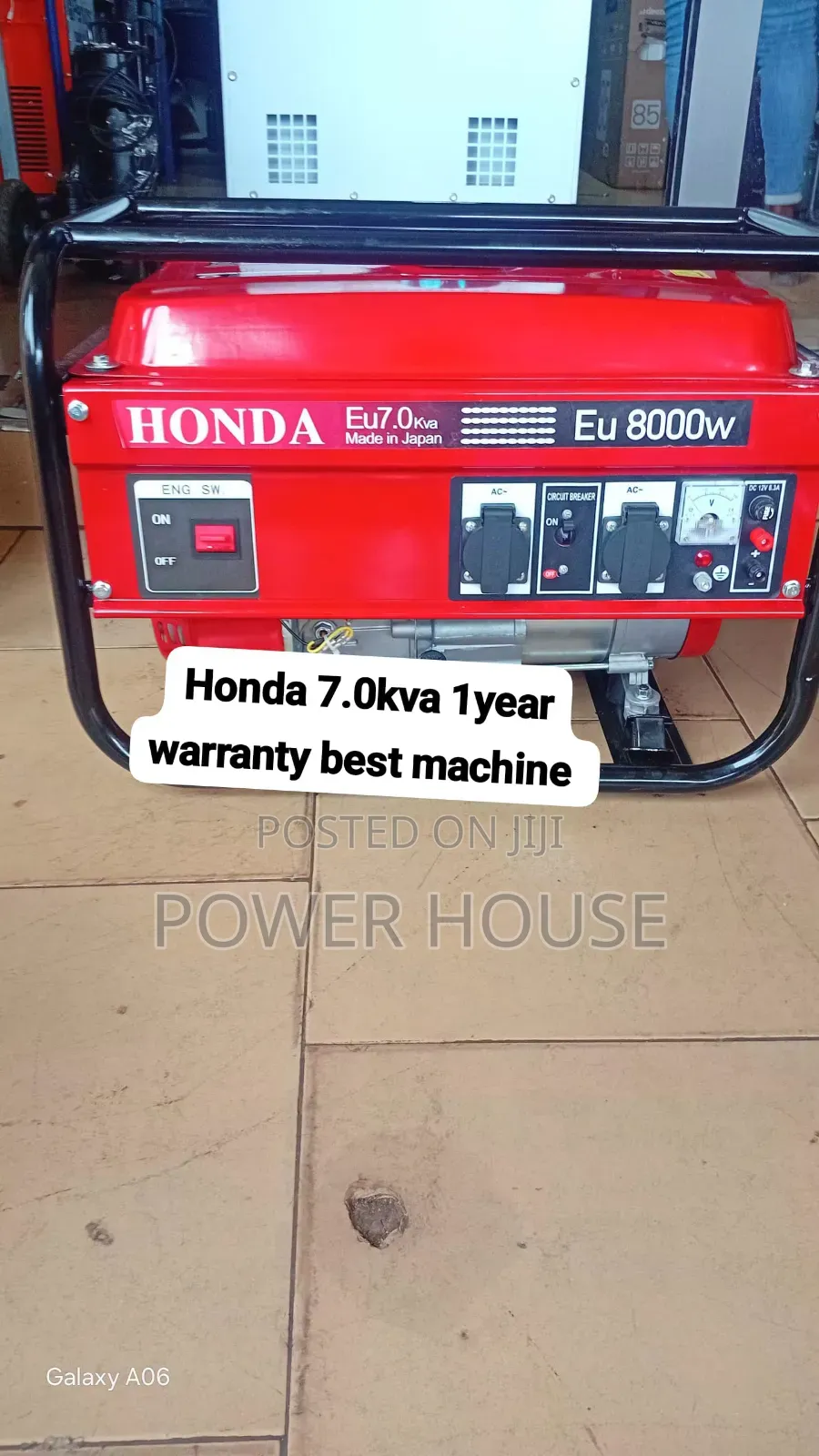 Honda 7.0kVA Generator – Fast Start, Powerful Performance