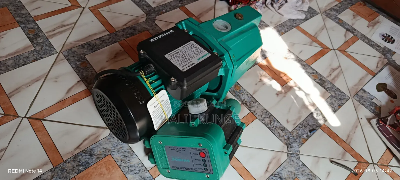 Brand New Shimge 1HP Pump + Shimge PS-01 Automatic Booster Kit
