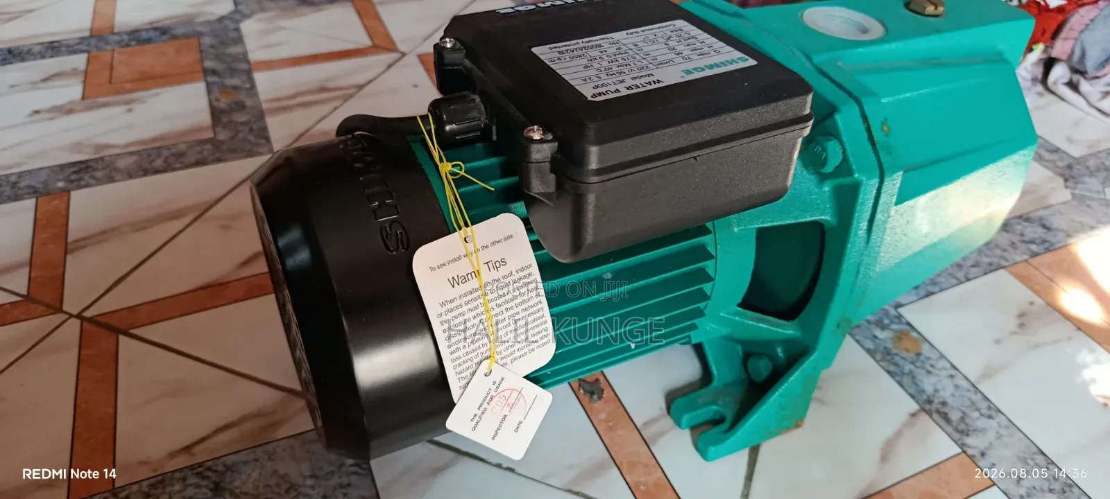 Brand New Shimge 1HP Pump + Shimge PS-01 Automatic Booster Kit