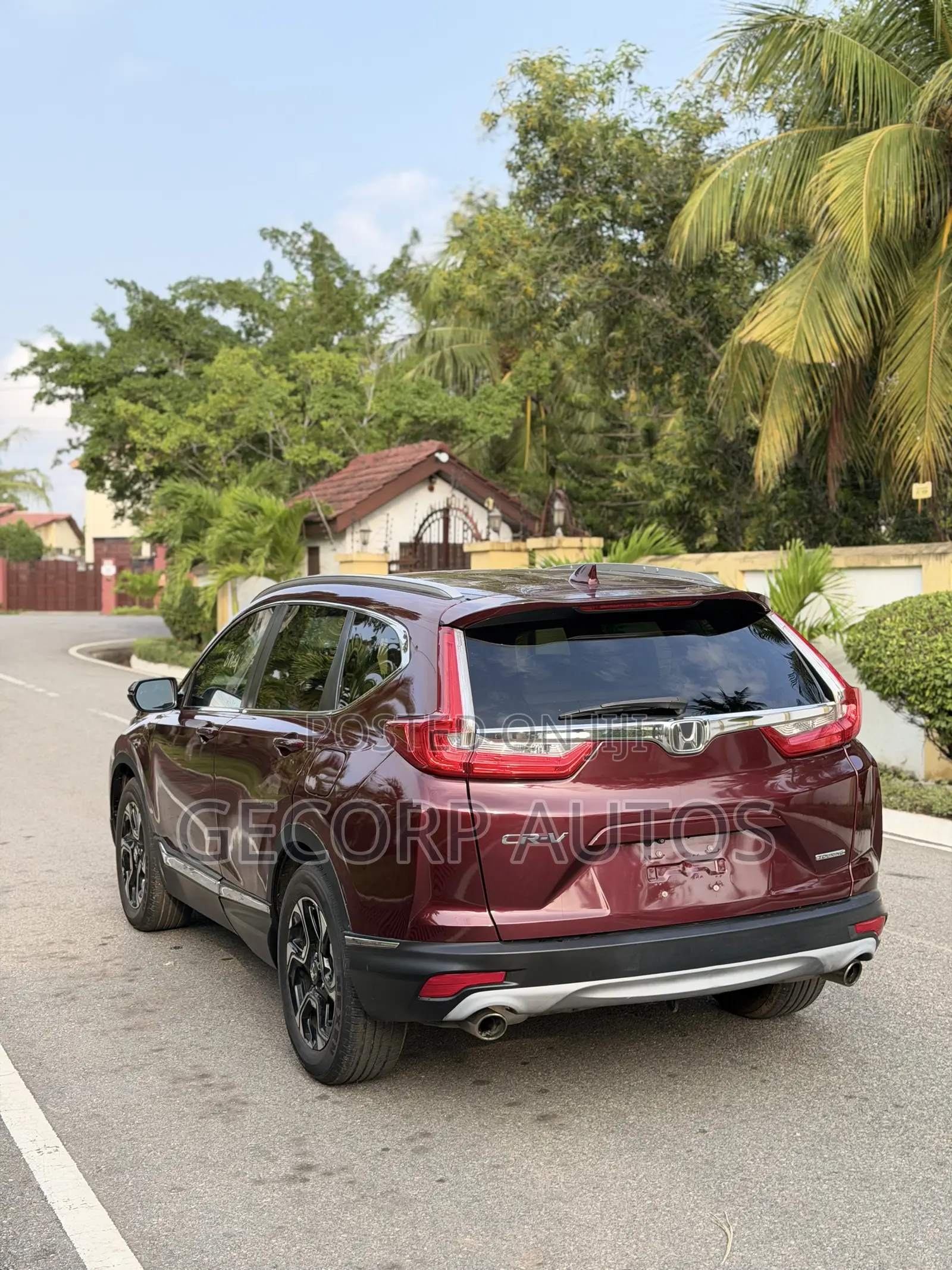 Honda CR-V Touring 4dr SUV AWD (1.5L 4cyl CVT) 2017 Burgundy