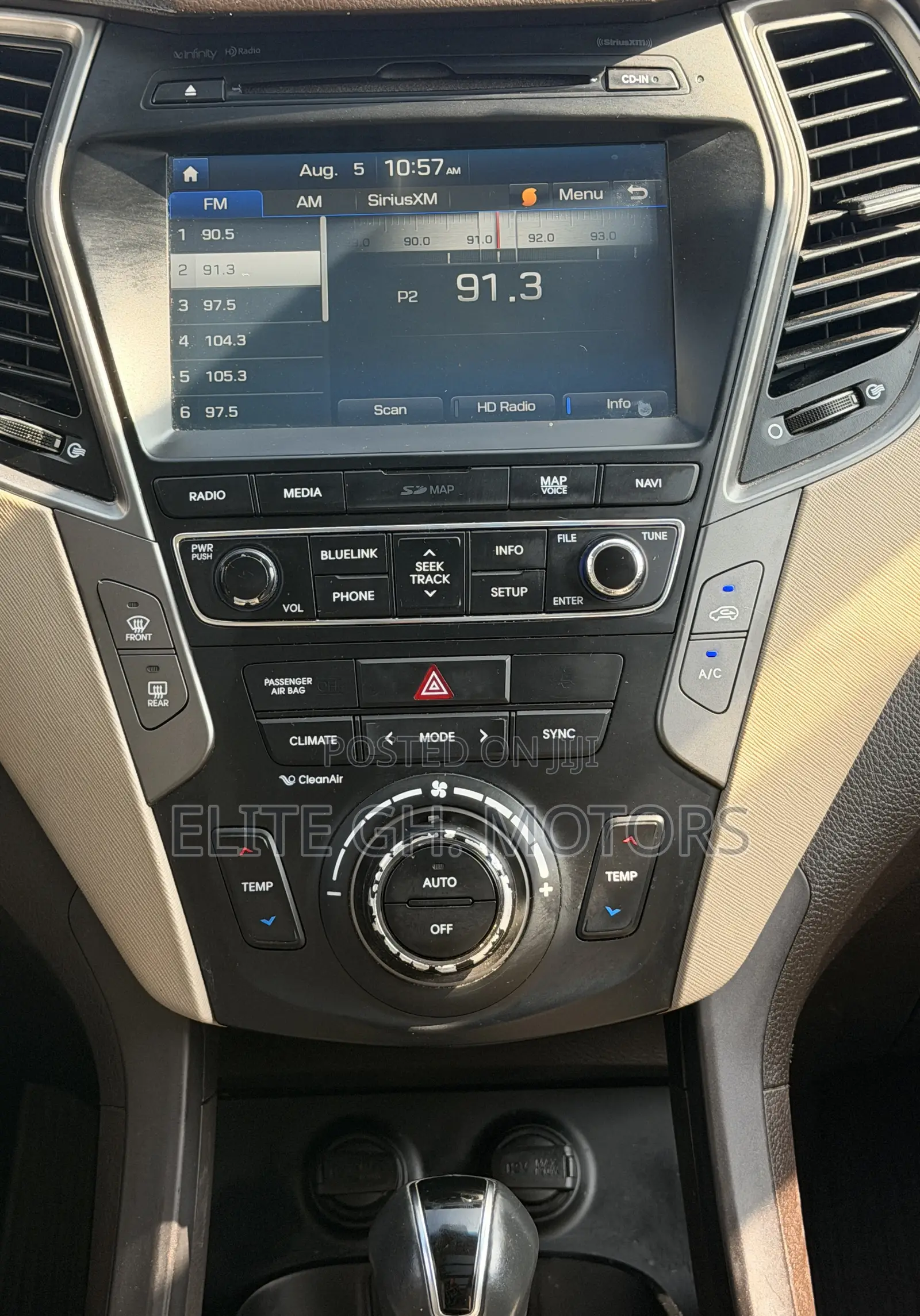 Hyundai Santa Fe SE Ultimate AWD 2017 Red