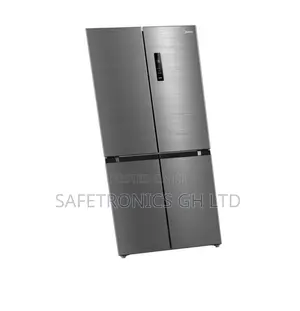 Zealous Grey Midea 474L 4-Door French Door Refrigerator