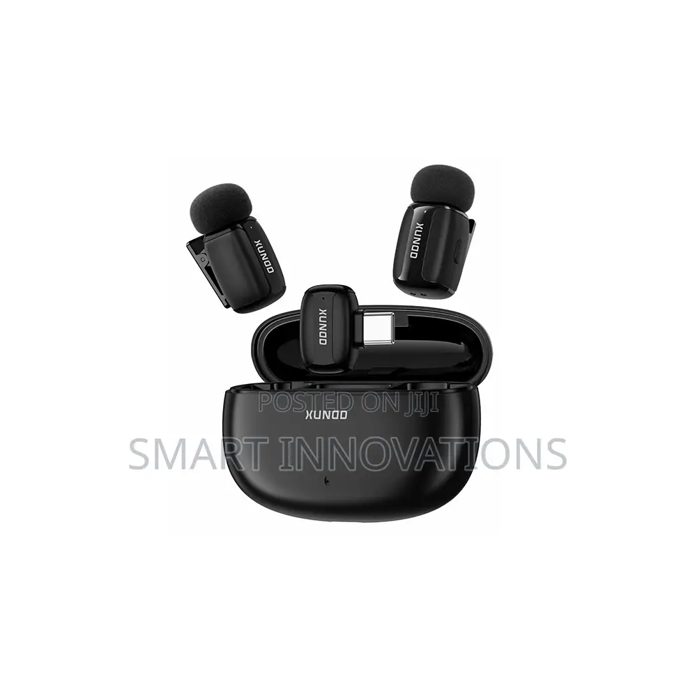 X65 Wireless Mini Lavalier Microphone (2 Transmitters + 1 Receiver)
