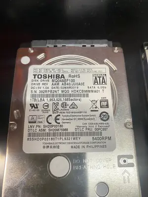 1TB Laptop Hard Disk Drive ( Toshiba