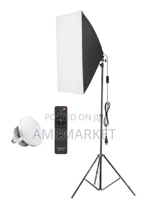 Studio Photography Lights Softbox Kit – 150W Dimmable LED Lighting Kit