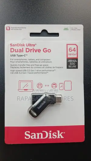 SanDisk Ultra Dual Drive Go USB Type-C - 64GB (Black)