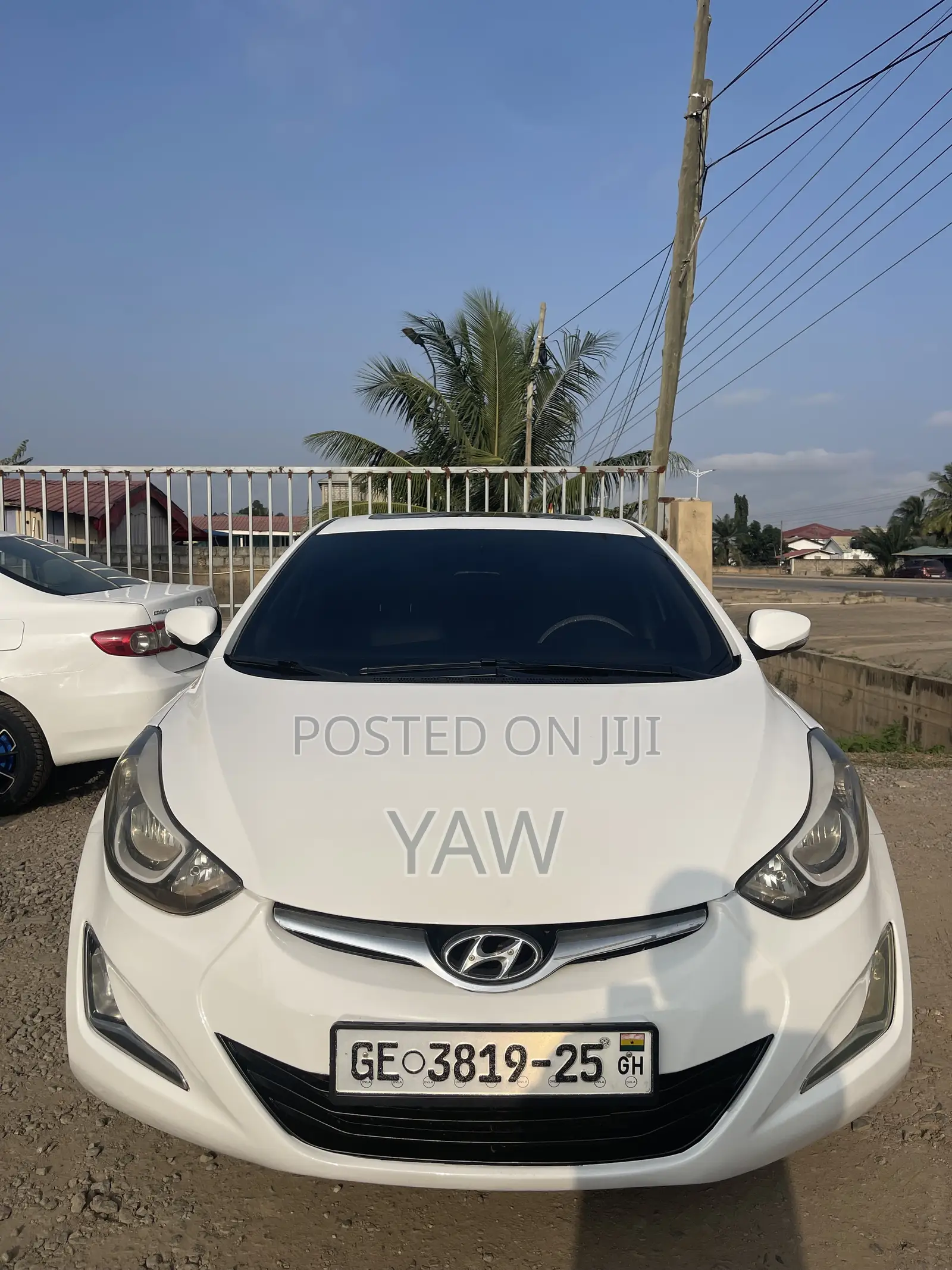 Hyundai Elantra Limited PZEV 4dr Sedan (1.8L 4cyl 6A) 2014 White