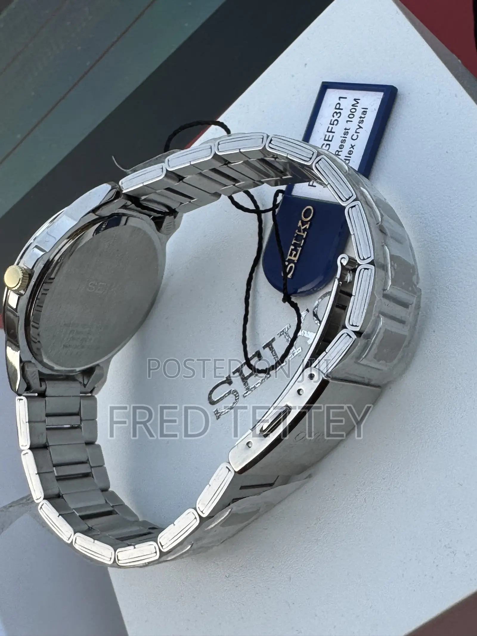 Seiko Quartz SGEF53P1100m Stainless Steel 40mm Men's Watch