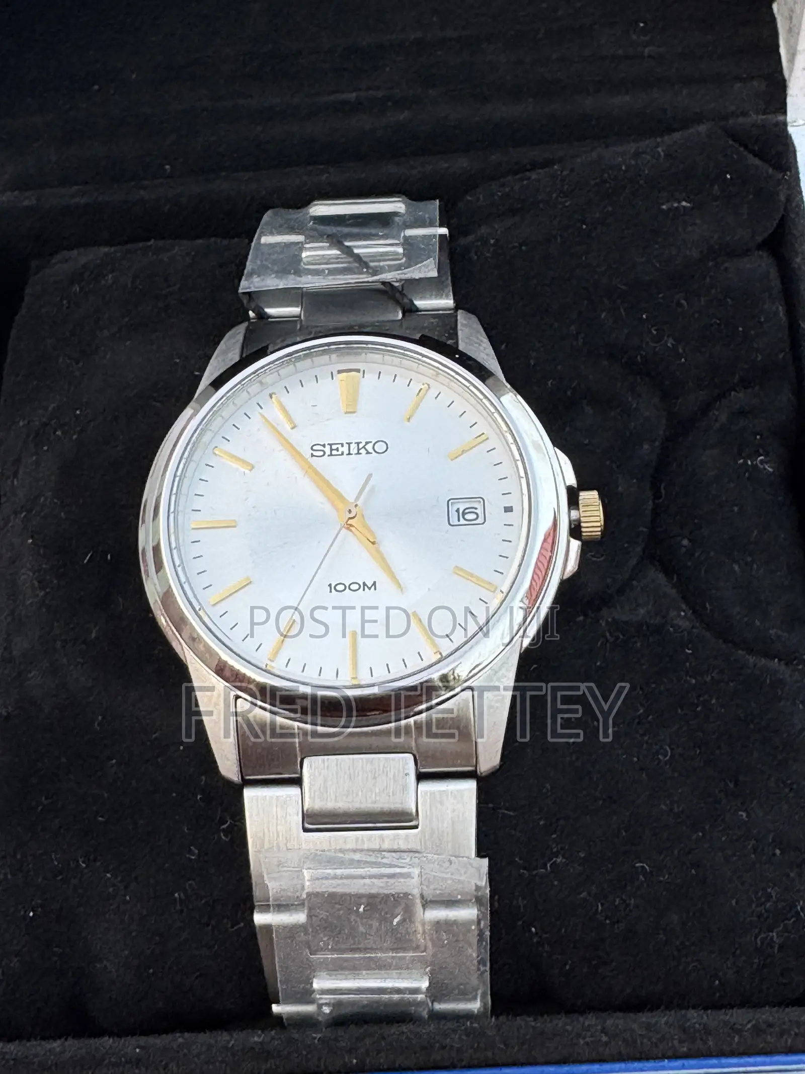 Seiko Quartz SGEF53P1100m Stainless Steel 40mm Men's Watch