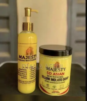 Majesty 5D Whitening Soap and Body Oil