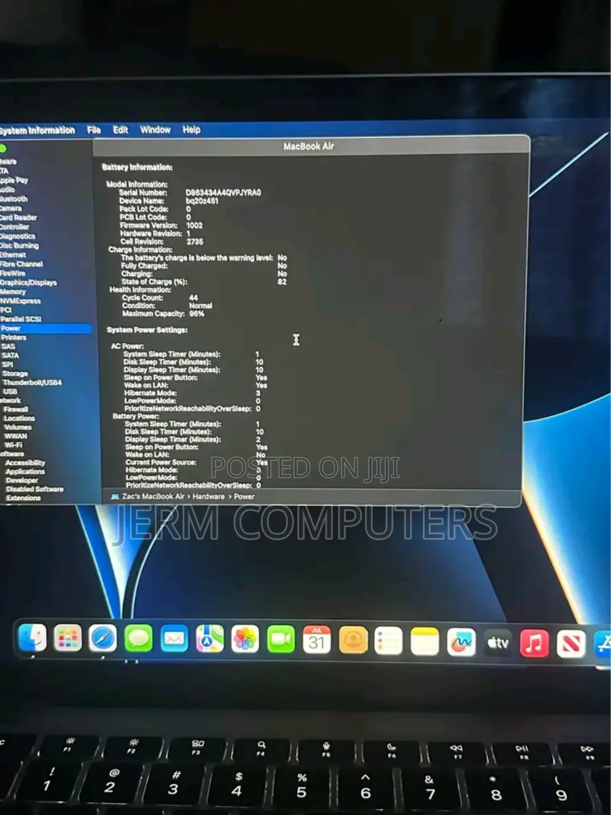 Laptop Apple MacBook Air 2020 M1 8GB Apple M1 SSD 256GB