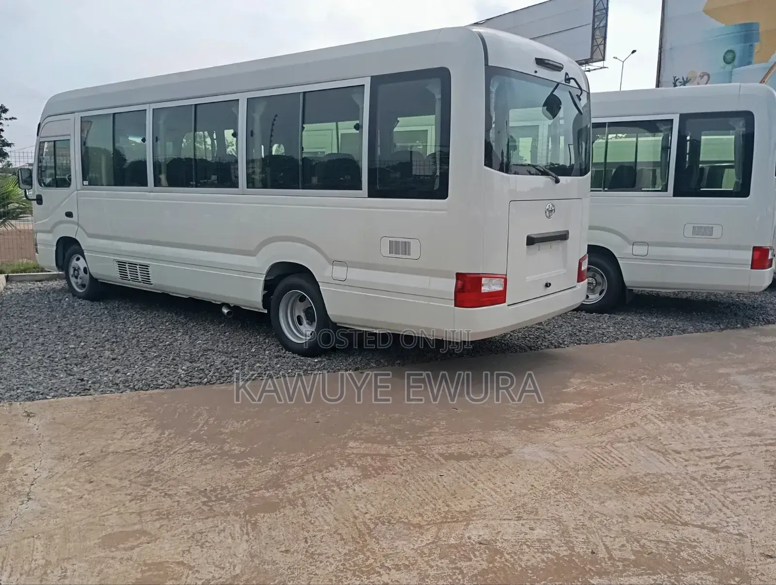 New Toyota Coaster 2025 White