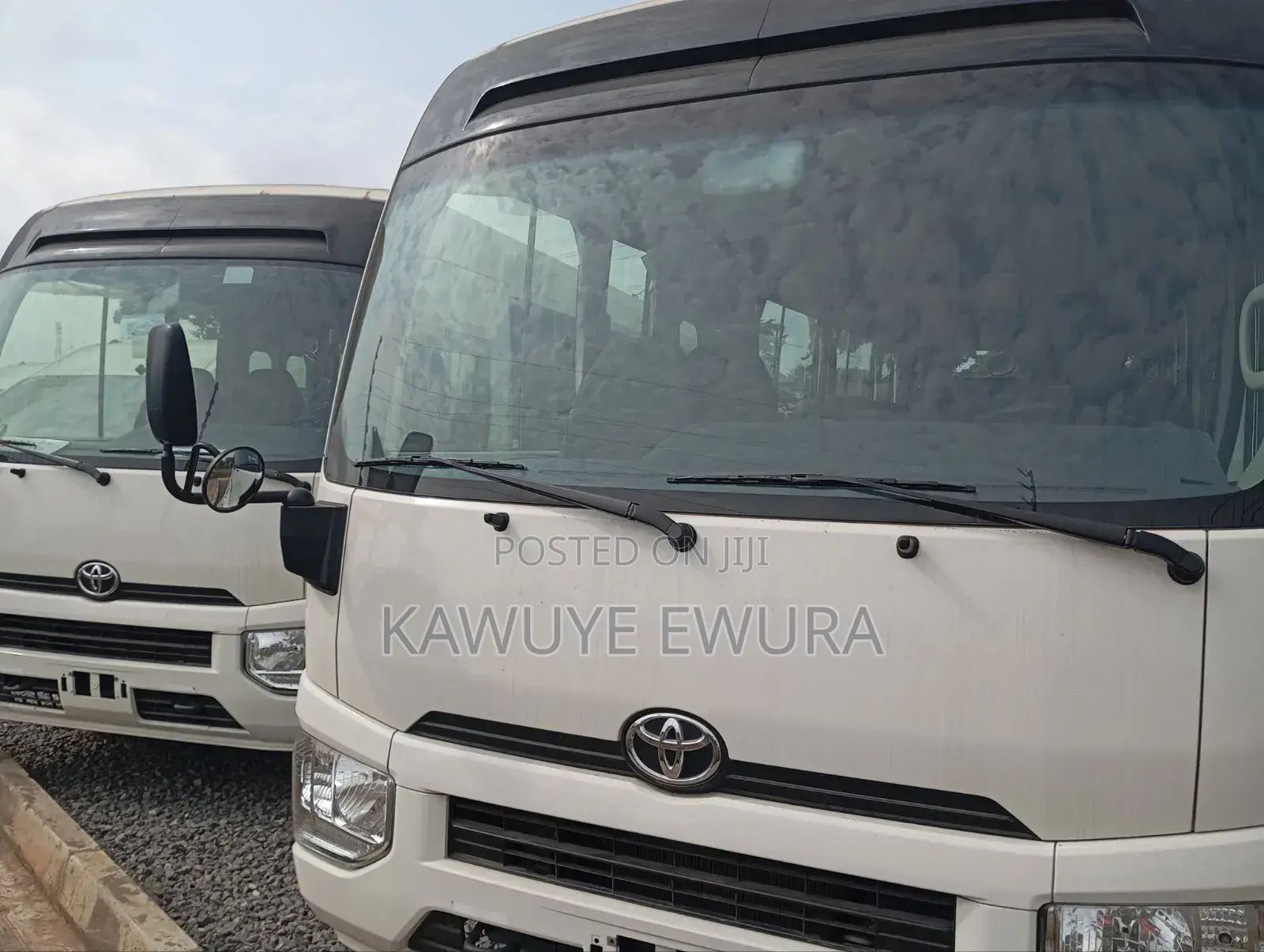 New Toyota Coaster 2025 White