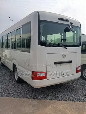New Toyota Coaster 2025 White