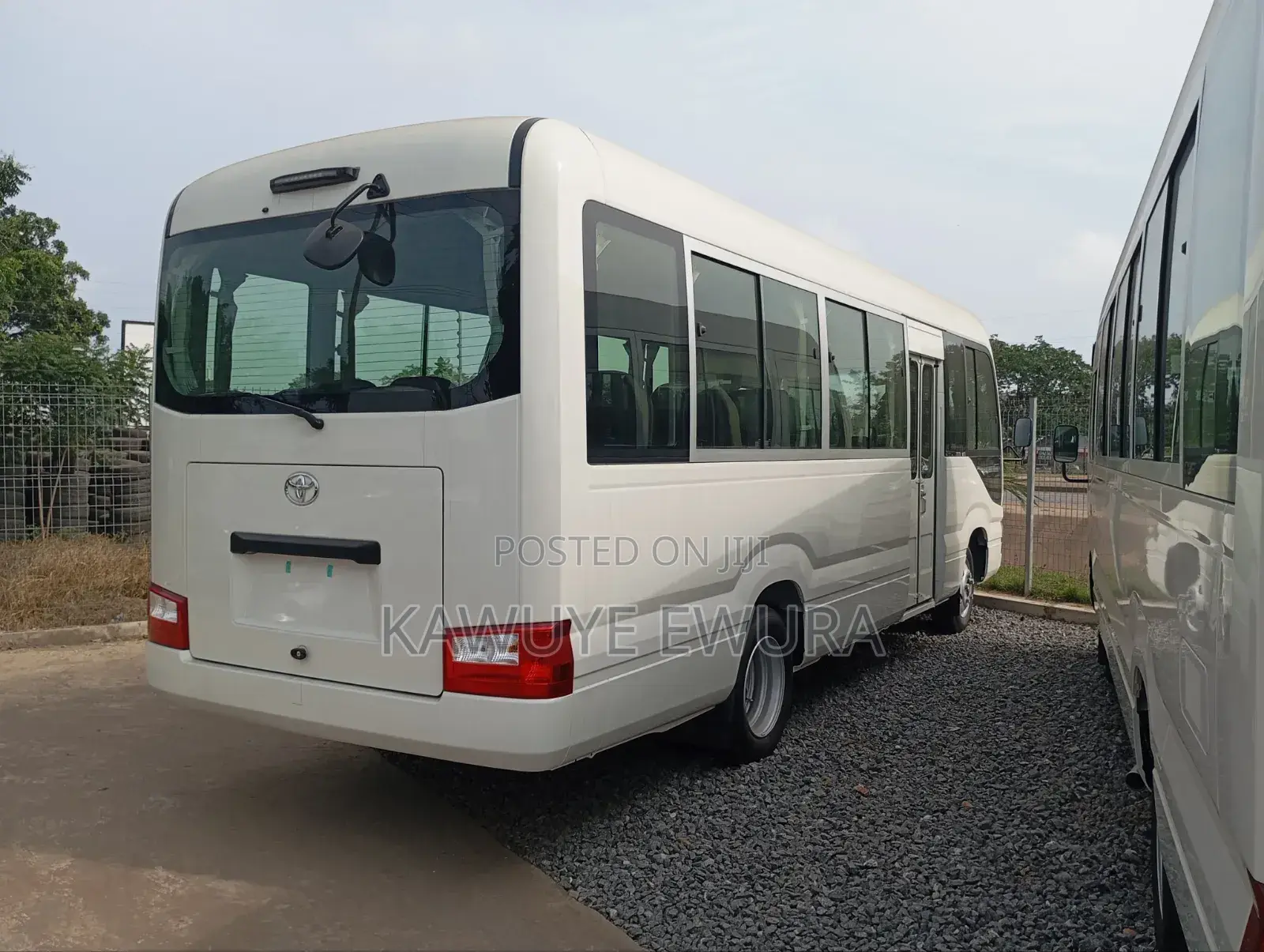 New Toyota Coaster 2025 White