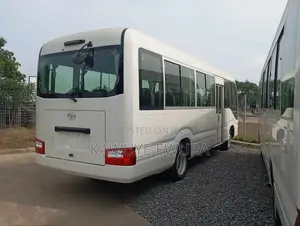 New Toyota Coaster 2025 White