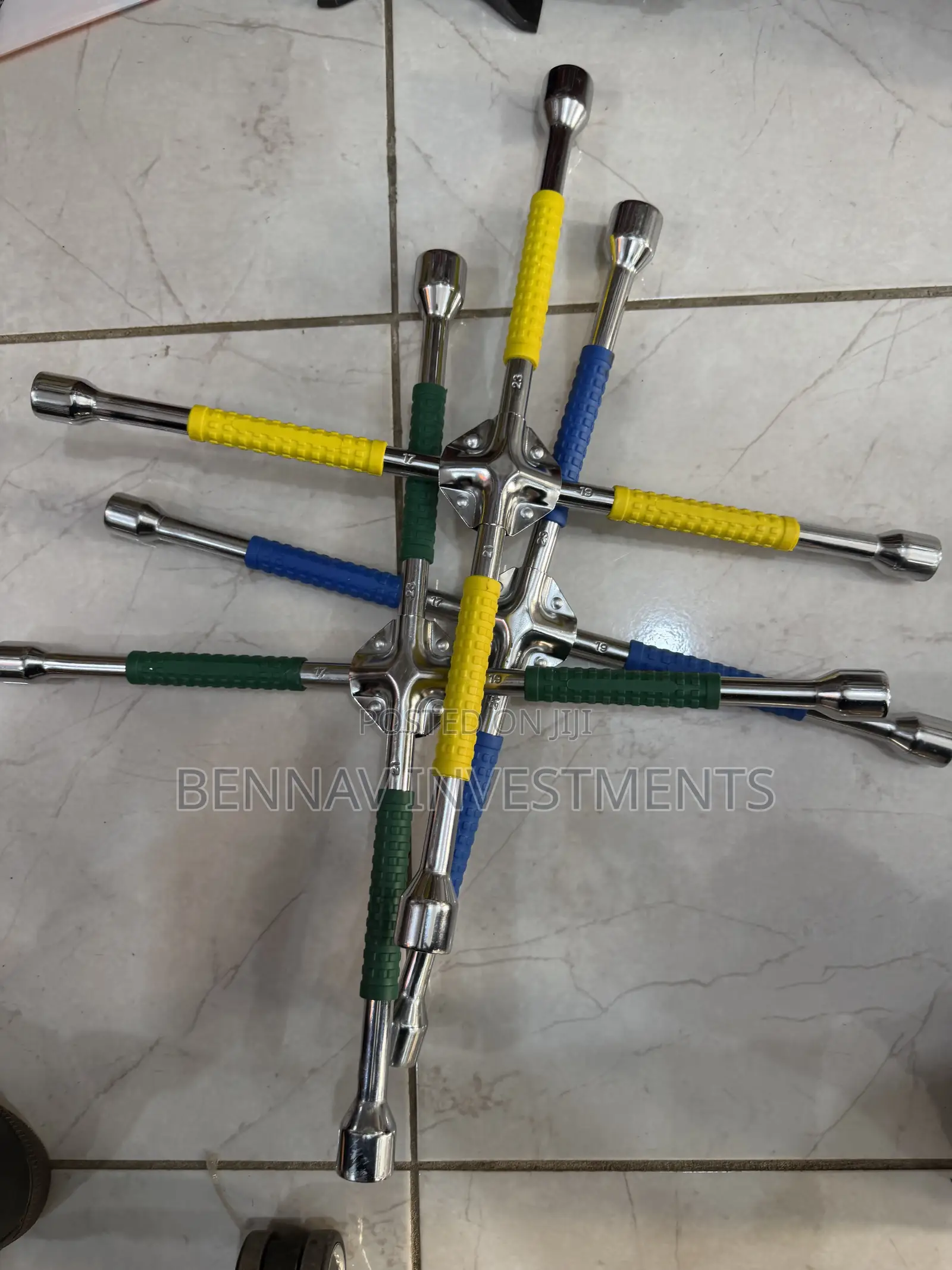 Heavy Duty Chrome Vanadium Wheel Spanner 17/19/21/23 Sizes