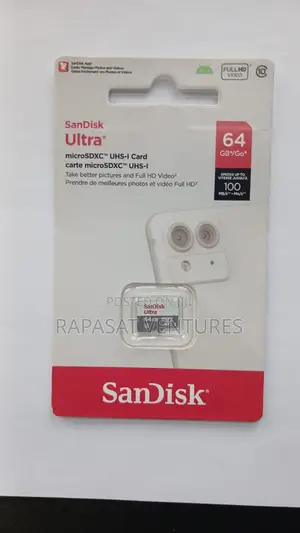 SanDisk Ultra microSDHC /microSDXC UHS-I Card - 64GB