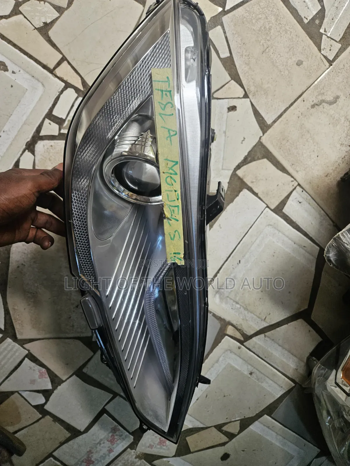Tesla Model S Headlight 2015 Right Side Charger Type