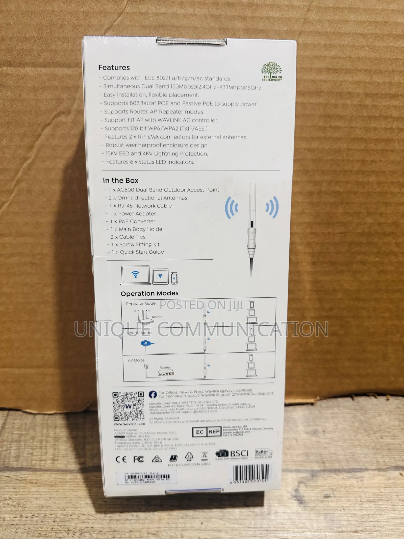 WAVLINK AC600 Dual Band Outdoor Access Point