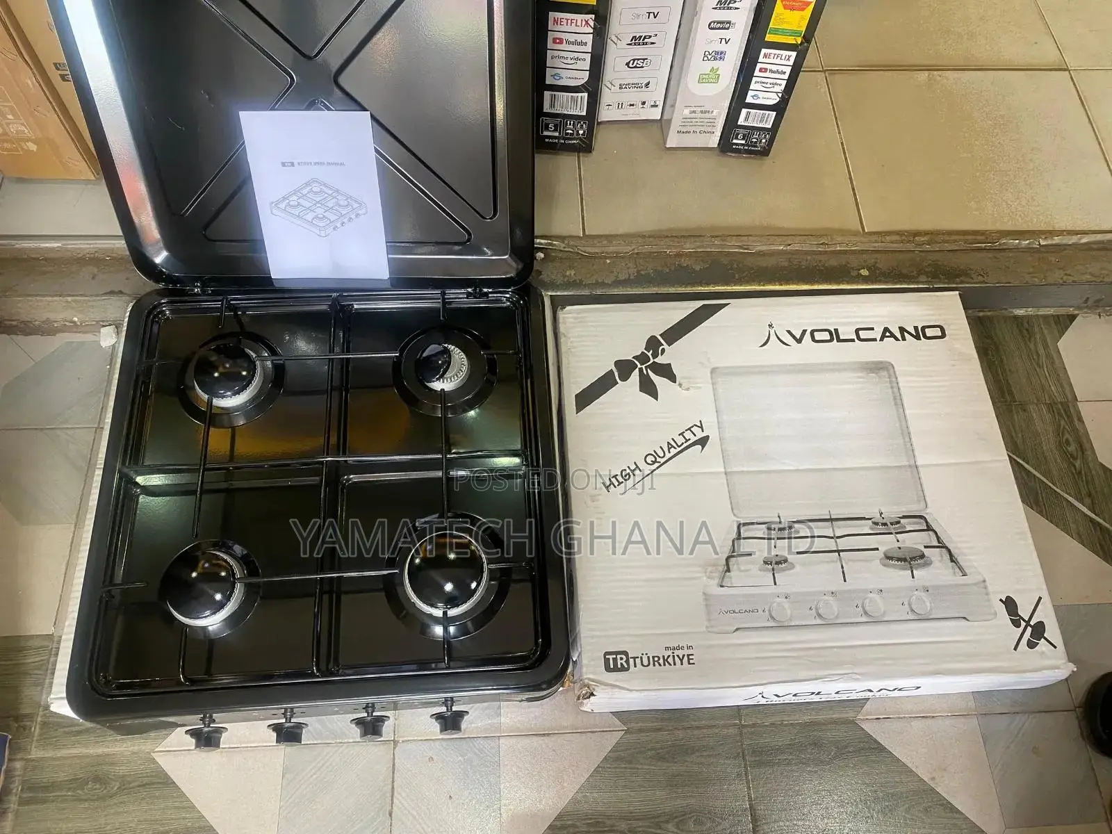Volcano 4 in 1 Gas Burner Stove