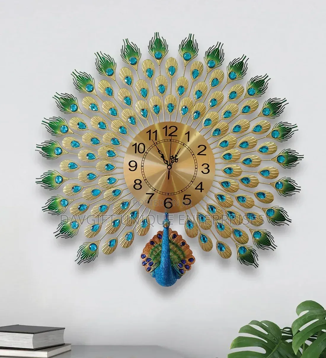 Peacock Wall Clock