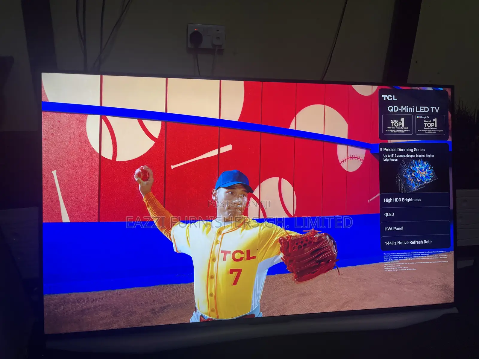 75 / 65 Inche Uk TCL Mini Led Qled High 144 Hz Gaming TV Uhd Smart HDR