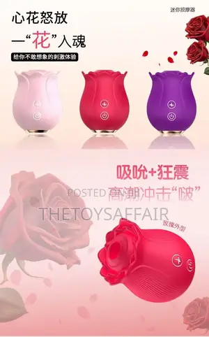 Rose Clitoral Sucking G Spot Vibrator