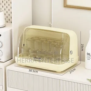 Dust Proof Cup Organizer and Drying Rack